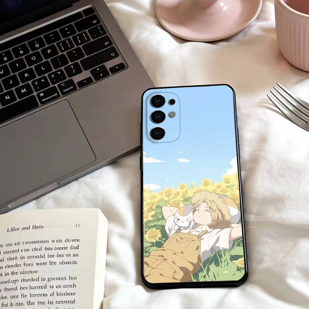 Anime S-Sensei Natsume  Phone Case For Samsung S25,24,23,22,30,21,10,9,Ultra,Plus,Lite,FE,4,5 G Soft Black Case