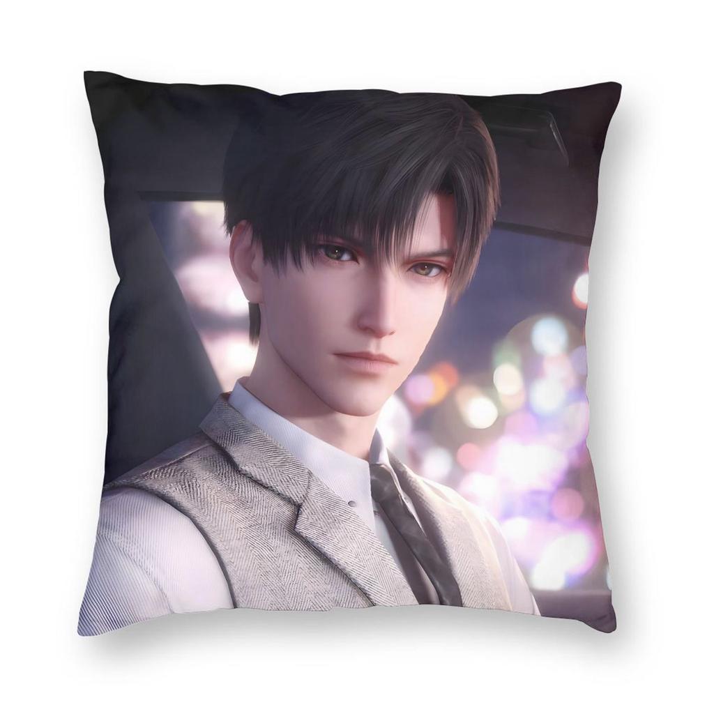 Love And Deepspace Zayne Pillowcase Double-sided Printing Polyester Cushion Cover Decor Throw Pillow Case Cover Home Zipper