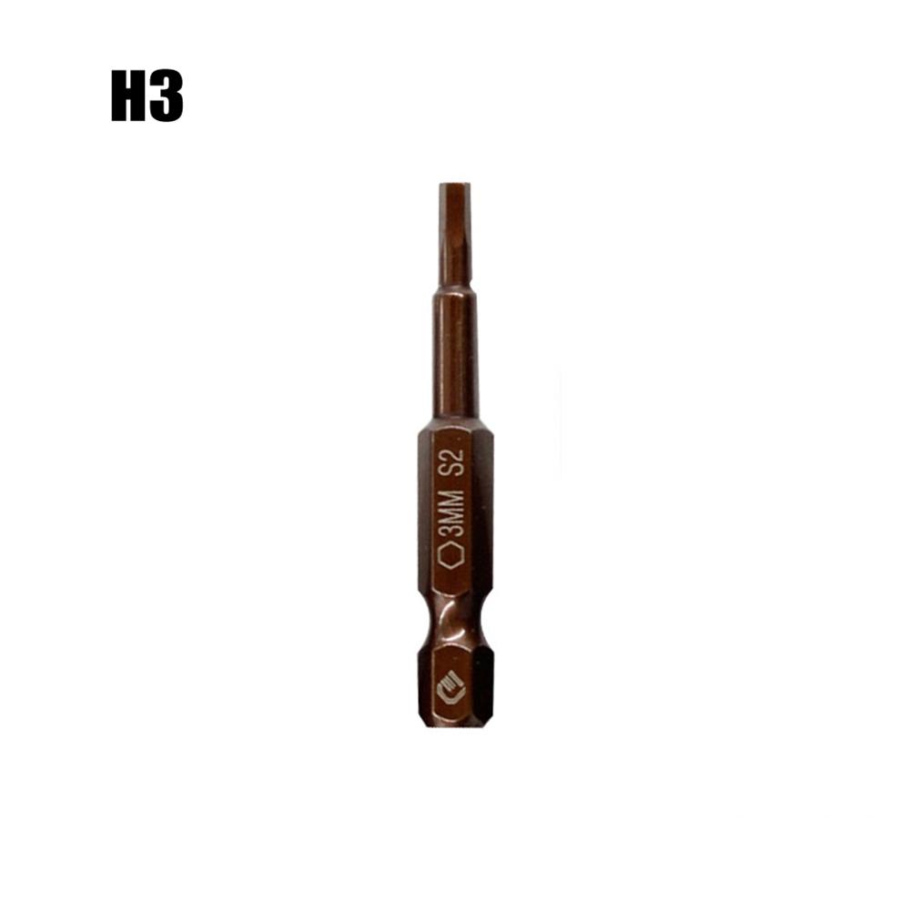 Screwdriver Bit Vanadium Steel 50mm Brown Durability