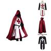 Halloween Knights Templar Outfit With Polyester Fabric And Split Design For Stage Shows