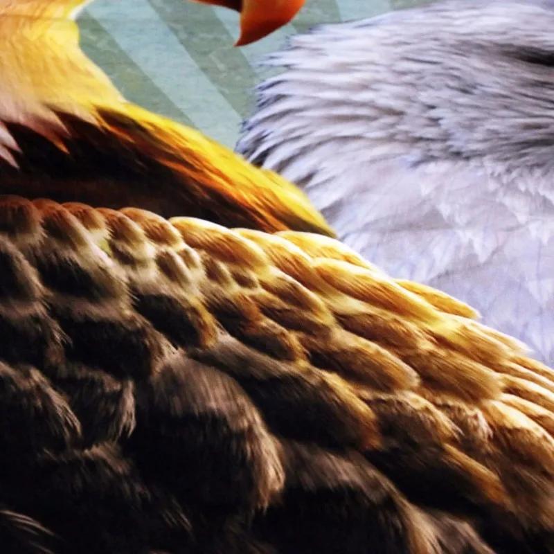 Super King-Sized Dimensionsd Dimensions Soft Duvet Cover Set Bed Linens Reactive Printing 3d Eagle Boho Premium Beding Sets Dekbedovertrek 2 Persons
