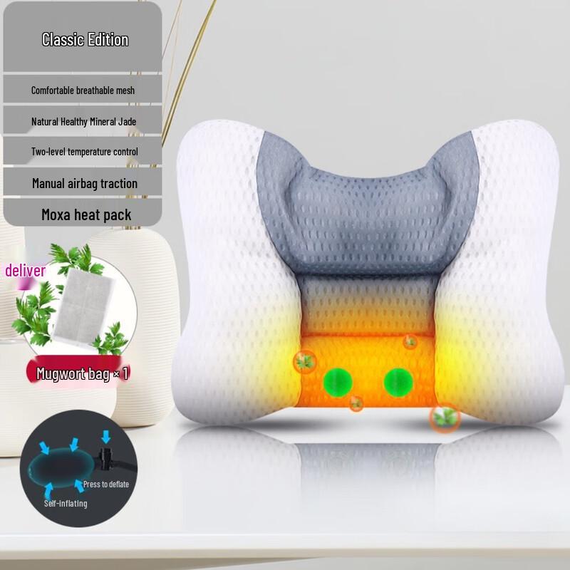 Enlong Electric Neck & Back Massage Pillow with Heat CN Plug (adapter Included)