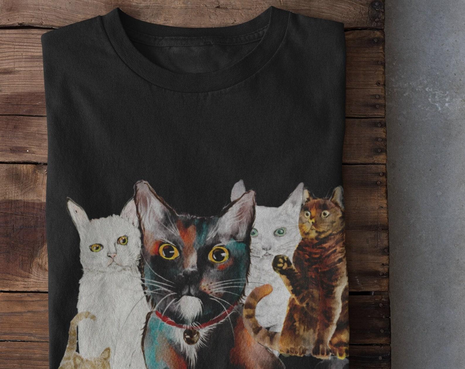Grunge Clothing,Alt Clothing,Mall Goth,Trad Goth,Cat T Shirt,Pastel Goth,Goth Shirt,Dark Academia,Weird Shirt,Surreal T-shirt,Punk 3XL