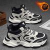 Winter Men's Plush Sports Shoes 2026 New Fashion Anti Slip Outdoor Casual Shoes Thick Bottom High-top Warm Men's Cotton Shoes