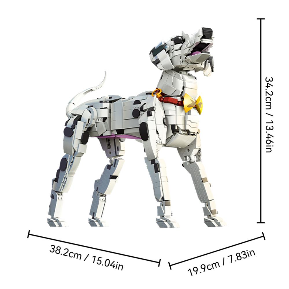 Creative Dalmatian Dog Building Blocks 3 in 1 Animal Model Kit DIY Assembly Bricks Toys Gift for Kids Birthday Christmas