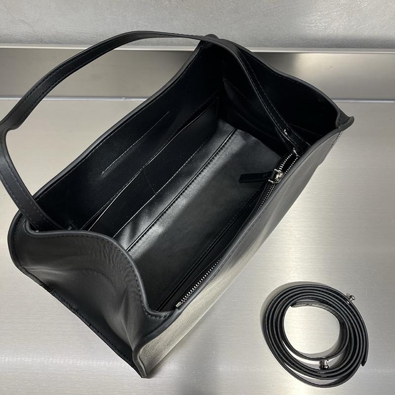 Borsa a Tote di Lusso in Vera Pelle per Donna, Borsa Sottobraccio in Pelle di Vacchetta a Grana Piena, Morbida e Inodore, Grande Capacità, Borsa a Spalla