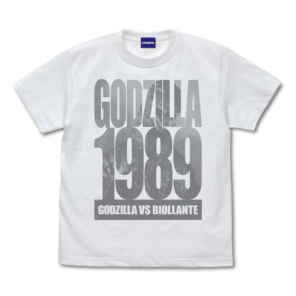 COSPA Godzilla 1989 T-Shirt White XL Cotton