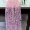 European Style Wedding Birthday Party Hot Stamping Mesh Table Runner Transparent Chiffon Sheer Sequin Tablecloth Hotel Room Holiday Decorat Table Flag