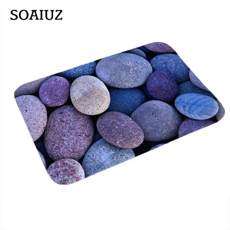 Коврик противоскользящий с принтом гальки — фото 4