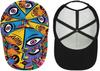 Żywe Abstrakcyjne Surrealistyczne Sztuka Odważna Kolorowa Twarz Odbicie Dłoni Kapelusze Czapki dla Mężczyzn Kobiet Miękkie Snapback Czapka Taty Letnie Kapelusze Wędkarskie