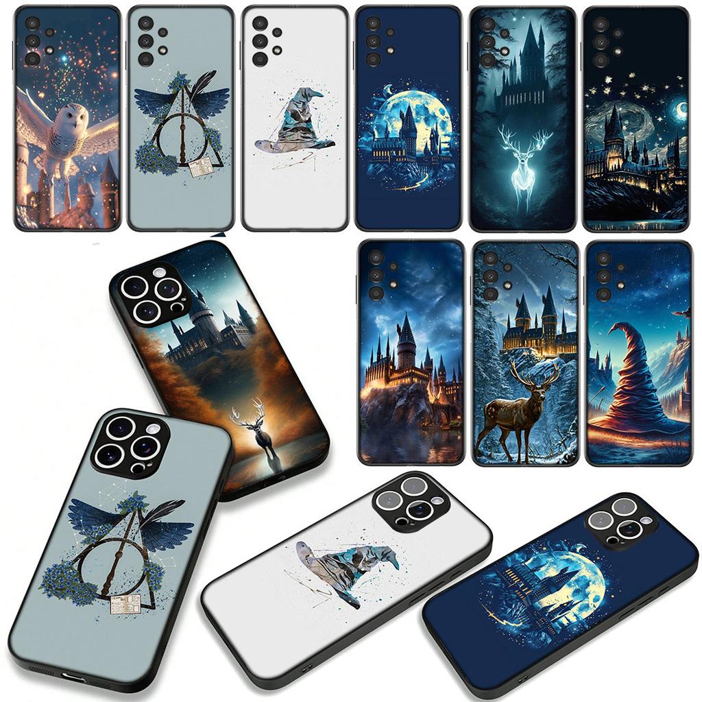 Phone Cover Harries Owl Wand Potters Wallpaper Casing for OPPO A54 A40 A60 A80 A18 A16 A17 A38 A78 A79 A57 A55 A96 A15 A12 Case