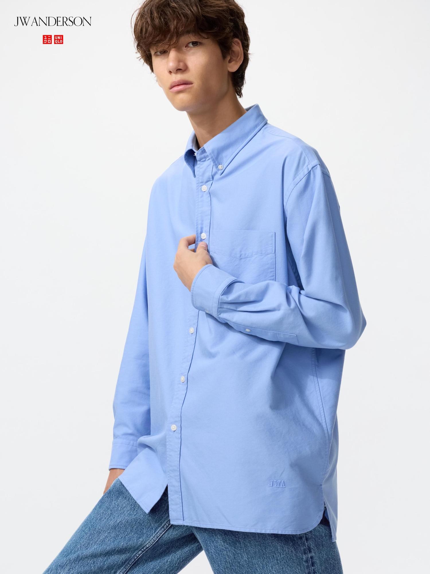 

Uniqlo Japan Oxford Oversize Shirt 63 BLUE/4XL
