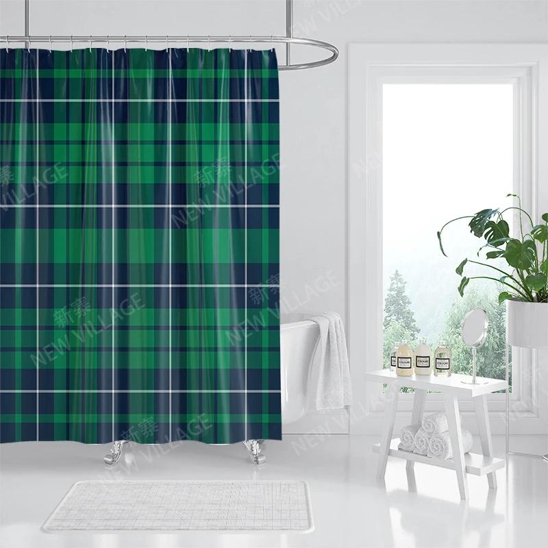 Household Waterproof Fabric Shower Curtain Accessories 90x180 Shower Curtain 240 * 200 Minimalist Style Shower Curtain