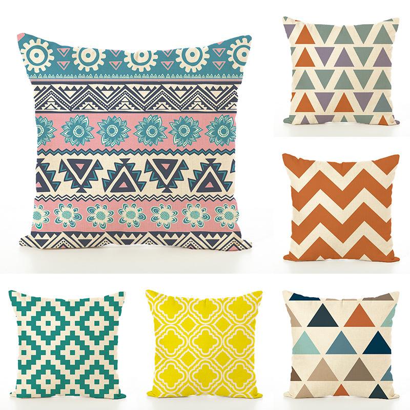 Design Nordic Style Pillows for Home Fabric Living Room and Home Use Retro