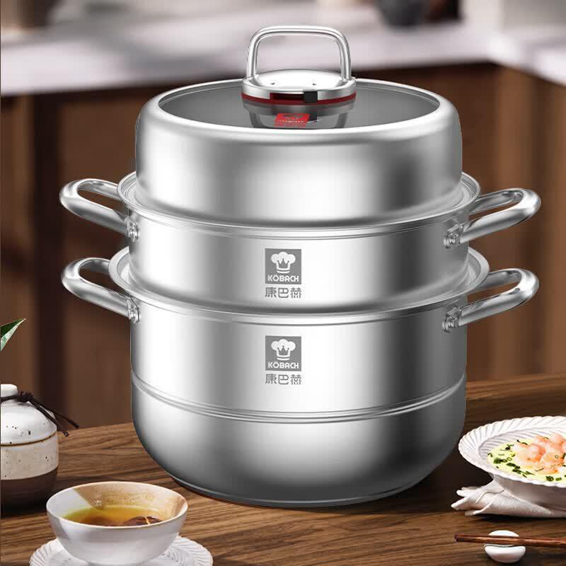 KOBACH 304 Stainless Steel Anti-Overflow Steamer Pot