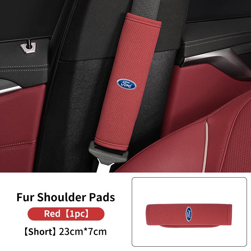 For Ford Car Styling Seat Belt Shoulder Cover Neck Protector Auto Interior Accessories Focus Mk2 Mk3 Mk4 Fiesta Ranger Mondeo