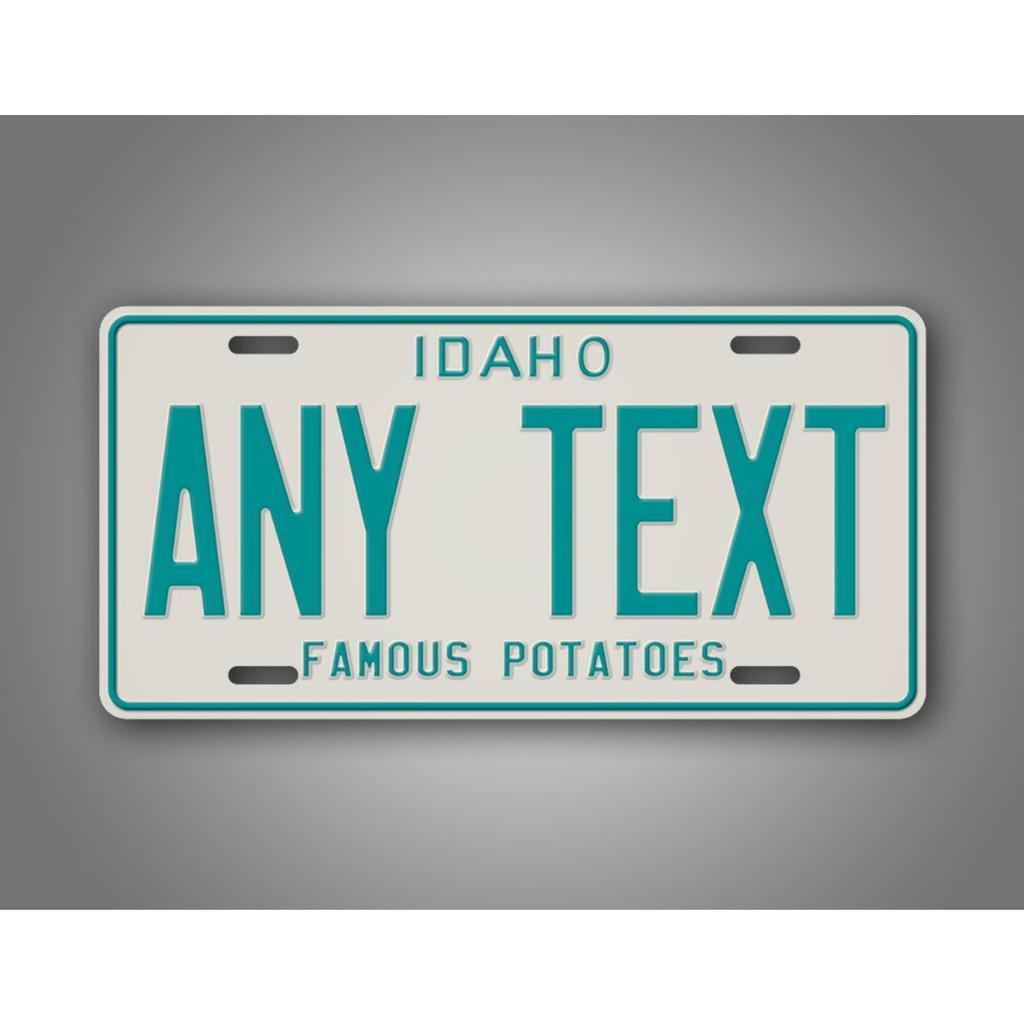 Personalized Vintage Idaho Tin Sign Retro Wall Decor