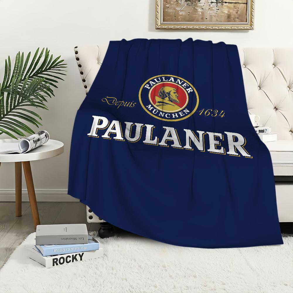 P-Paulaner München Decke für weiche Überwurfdecke für Picknick Bett Sofa Haus Schlafzimmer Gemütlich Warm Bequem