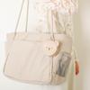 Monchéri [Bear Mini Pouch with Carabiner] Dog, Small Dog (FREEBeige) Cute, Stylish, Popular Brand, Toy Poodle, Chihuahua