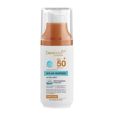 Dermaction Plus by Advanced Sun Solar Barrier Face Fluid SPF50+ PA++++, dermatologisch getestet, 50 ml.