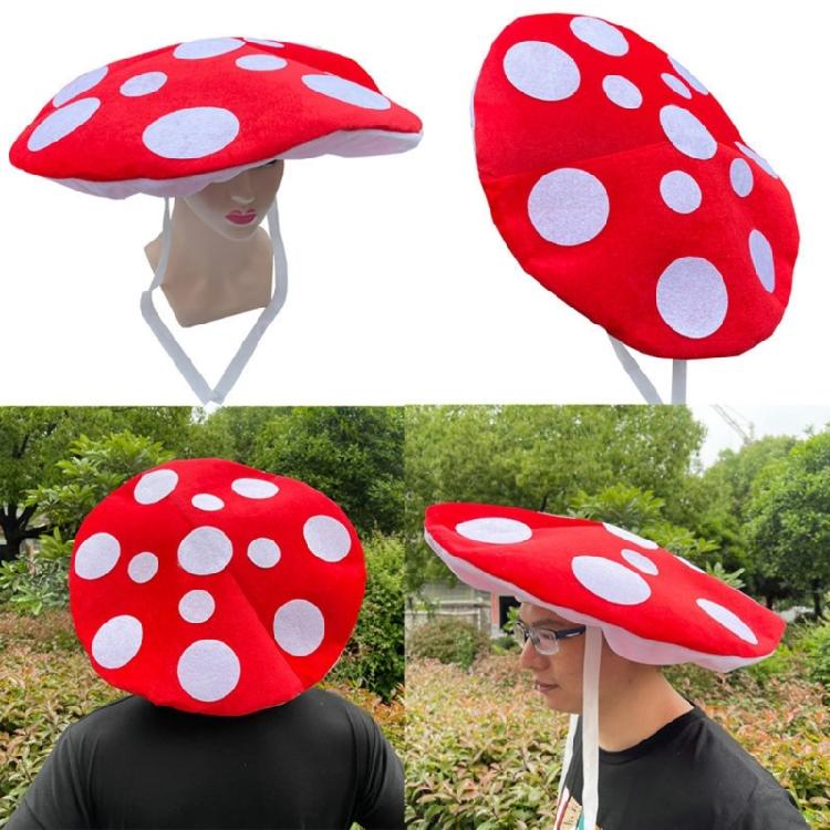 Jolis Designs de Champignons Chapeau de Spectacle Mode Chapeau de Déguisement Pour Femmes Hommes Accessoire de Costume d'Événement à Thème
