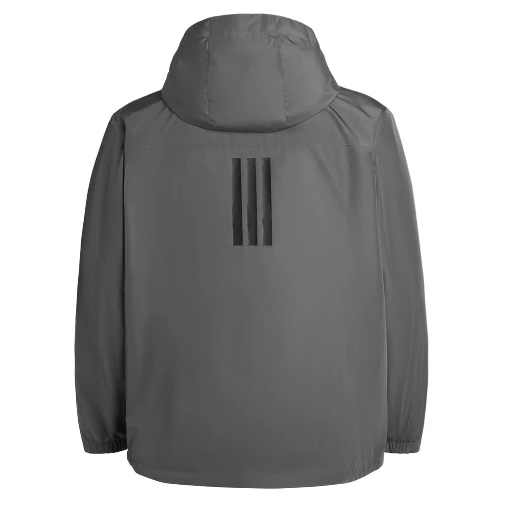 adidas Loose Water-Resistant Hooded Zip-Up Long Sleeve Outdoor Sports Jacket Unisex Jackets IB7055