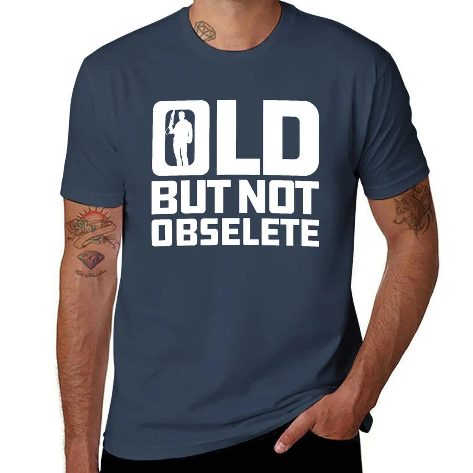 Old But Not Obsolete Quote TShirt street wear Aesthetic clothing rapper graphic tees mens t shirt graphic 2025 new model S