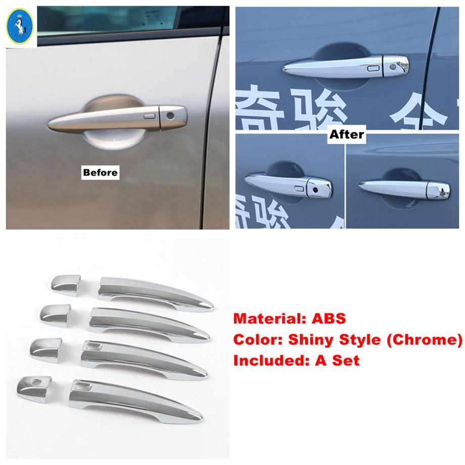 ABS Car Outside Door Pull Doorknob Handle Decor Cap Cover Trim For Nissan Qashqai J12 2024 Exterior Parts Accessories
