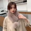 Furry Furs Warm Scarf for Winter Decorative Neck Gaiter Faux Furs Shawl Adult Teens Warm Neckwear Winter Thick Scarf