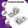 Single-Pole Quick Connect Terminals 1B2U 1/0 Circuit Breaker Switch Connecting Terminals For Wires And Cables