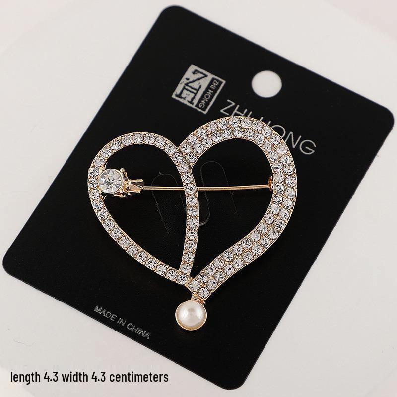 Tulip Pearl Corsage Brooch - Elegant Women's Fashion Pin for Versatile Suit or Coat Accessories.
