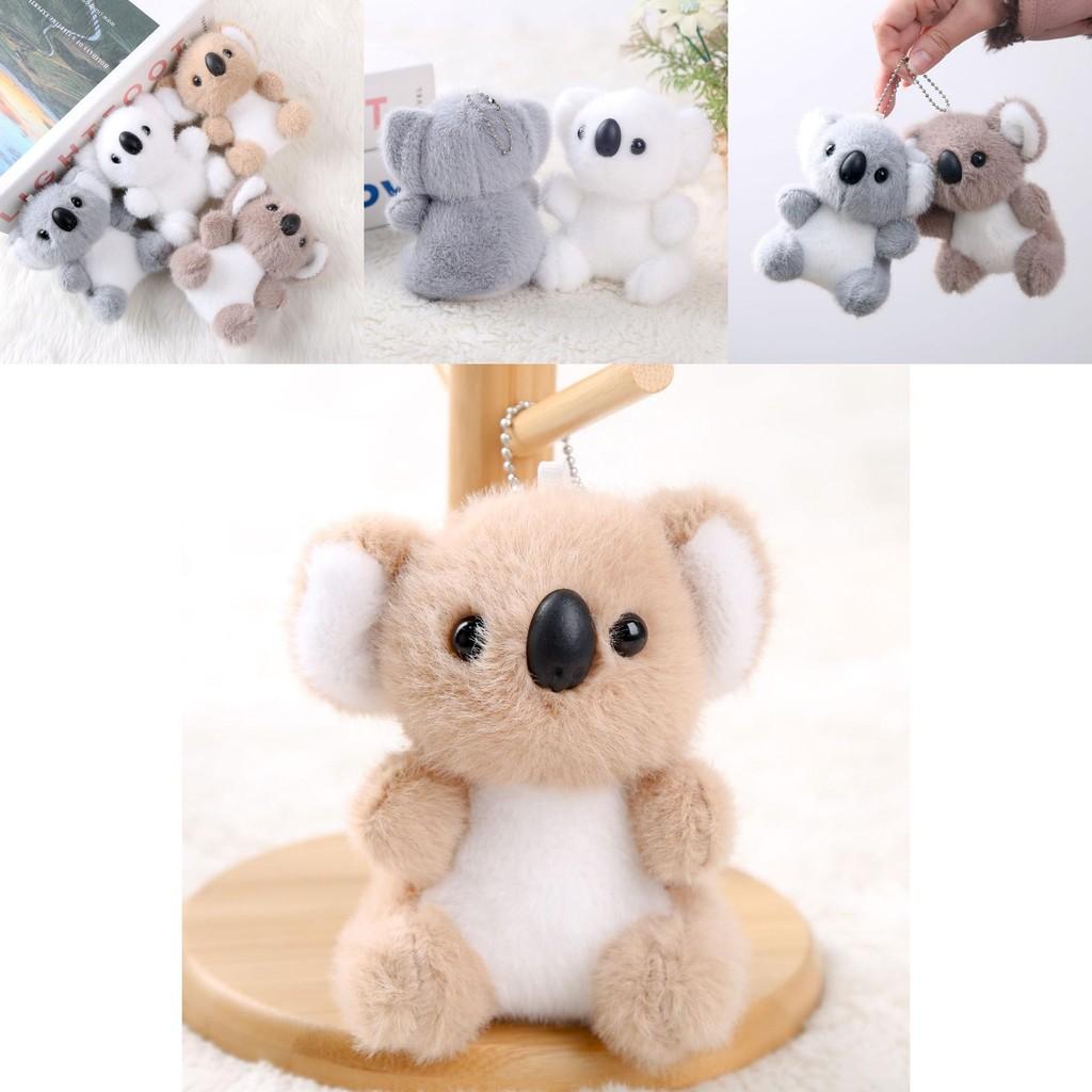 Portachiavi Koala di Peluche con Imbottitura Morbida in Cotone per Accessori Zaino di Bambina