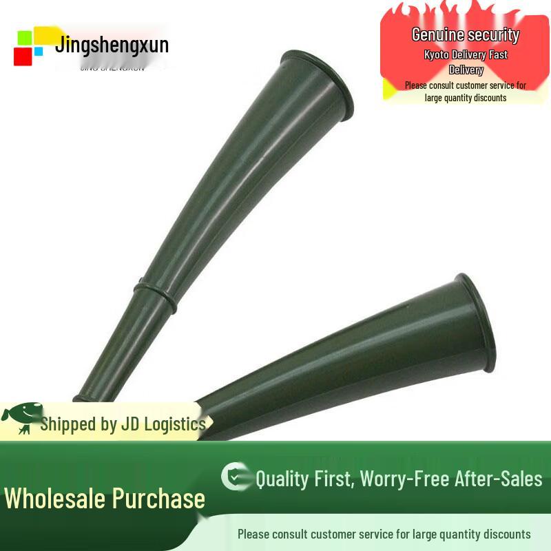 Plastic Outdoor Signal Horn Whistle 17x1.5x3.5cm