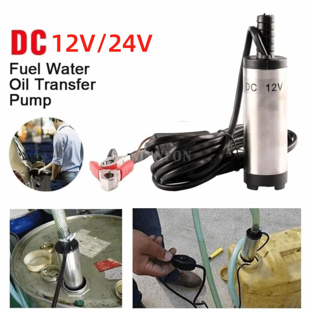 38mm Port Submersible Pump 12V/24V DC Water Oil Transfer Pump Refueling Pump  Diesel Transfer