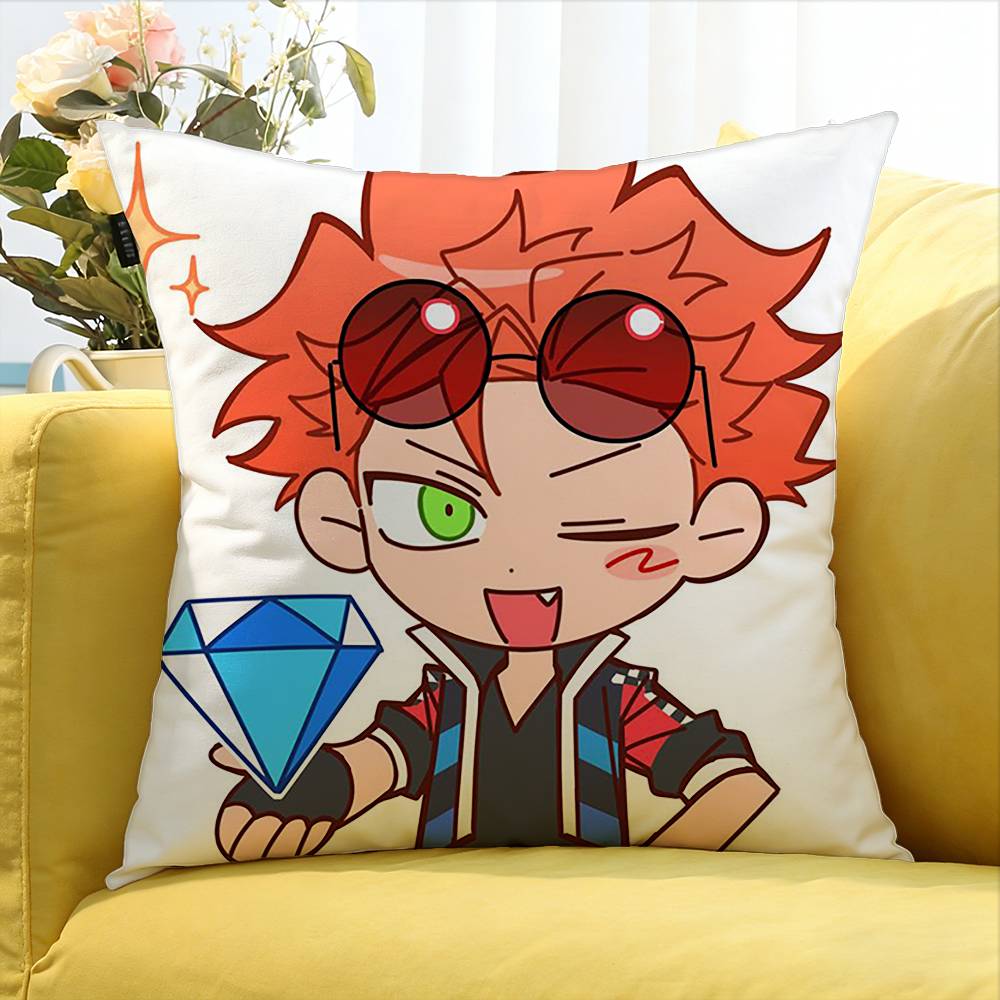 J-Jackpot Crash Course JJC Benny Various Sizes Square Pillow Case For Car Home Bedchamber Decor