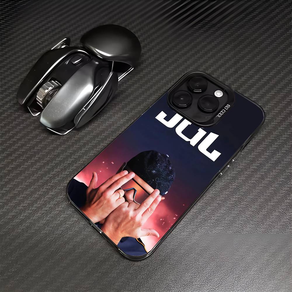 Rapper J-JuL C'est Pas Des Lol Phone Case For iPhone 17 Air 16e 15 14 13 12 11 Pro Max Plus Mini SE Matte Back Silver Cover