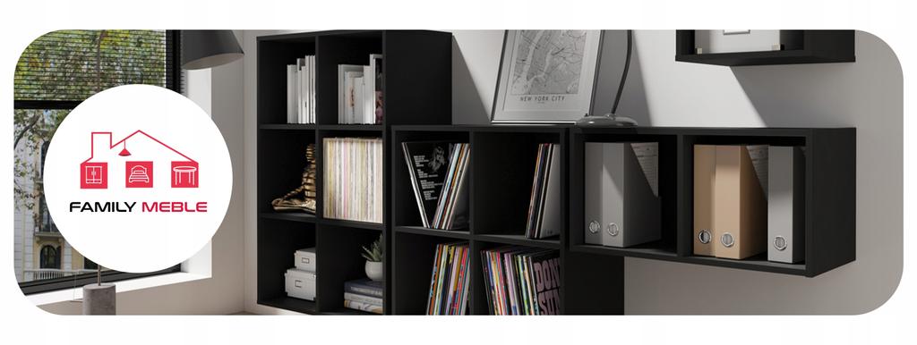 Regał półka organizer pojemnik stojak na płyty winylowe segregatory Cubo 5