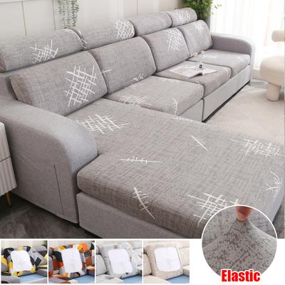 Floral Printed Sofa Seat Cushion Cover Elastic Sofa Slipcover Chair Cover Couch Cover Corner L-shape Furniture Protector 1PC