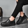 Casual leather shoes men's 2025 autumn new leather soft sole non-slip first layer cowhide men's shoes middle-aged and elderly father shoes