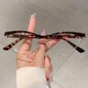 Korean Style Trends Pink Frame Fashion Cat Eye Decor Ladies Glasses Non-prescription Candy Color Ins Brand Eyeglasses