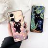 Cartoon Kitten Cat Wallpaper Phone Cover for Xiaomi Redmi Note 12 11 10 A3 Pro 10A 10C 12C Note12 5G Protective Case