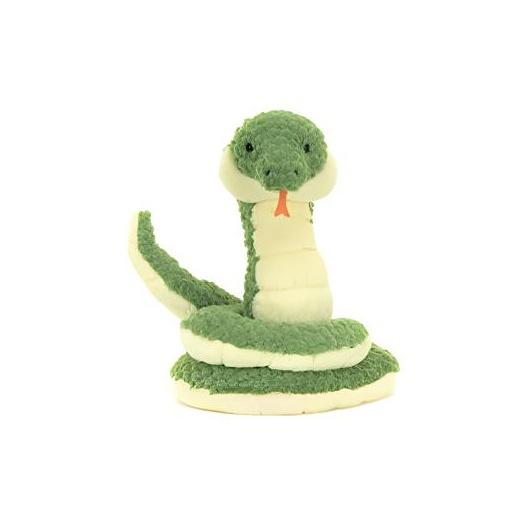 JELLYCAT Amphibian & Reptile Collection Cizi Snake Dolls Plush Doll 27cm Height In Sitting Posture