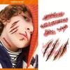 Halloween Temporary Tattoos Realistic Tattoo Stickers Halloween Party DIY Bloody Halloween Decorations Halloween Look 1PC