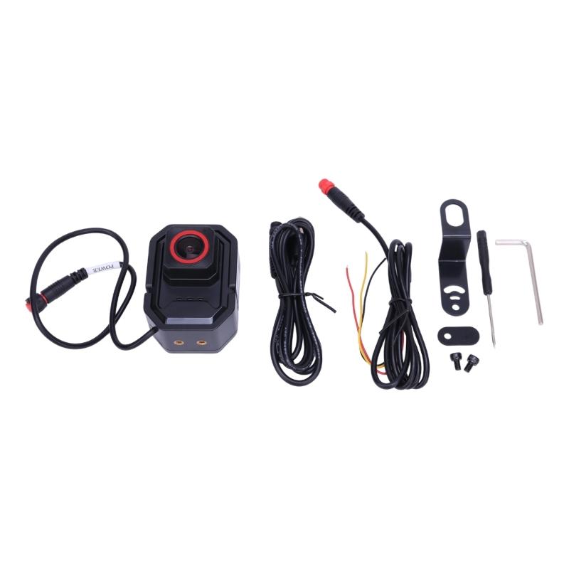 Ride Recording Camera for Motorcycles, ATVs, and Electric 2-Wheelers with 2-Megapixel Sensor and Wide Road View