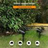 Waterproof Solar 4-LED Lawn Spotlights: Outdoor Decorative Landscape Lighting for Yard, Villa, and Park