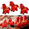 Horse Brings Wealth Plush Doll 2026 Year of The Horse Zodiac Mascot Soft PP Cotton Filling Cute Lucky Gift for Kids Collectors