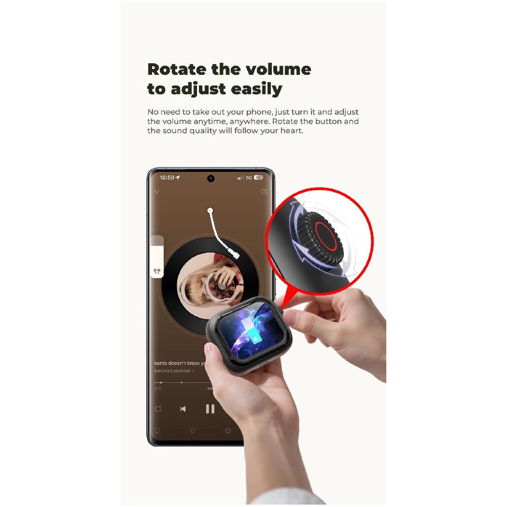 Headphones Bluetooth 5.2 TWS HTC Wireless Earphones Sports Earbuds With Microphone Full HD LCD Display Control Music Headset