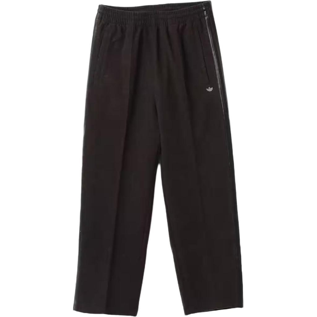 adidas Originals Men's Black Premium Wool Blend Straight Sweatpants JV7607