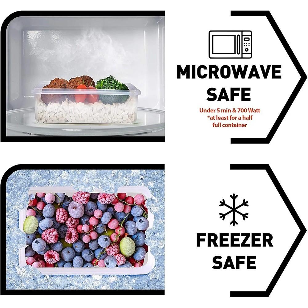 Frischhalte-Deckel Lebensmittelaufbewahrungsbehälter Mikrowellengeeignete Meal Prep Behälter Küchengebrauch