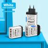 220W 5 Ports Fast Charger Type C Quick Charge Usb Wall Charger Adapter For Xiaomi Redmi Iphone Samsung Mobile Phone Charger